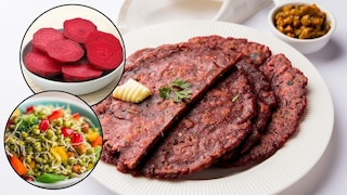 बीटरूट आणि कडधान्यांच्या थालीपीठाची रेसिपी