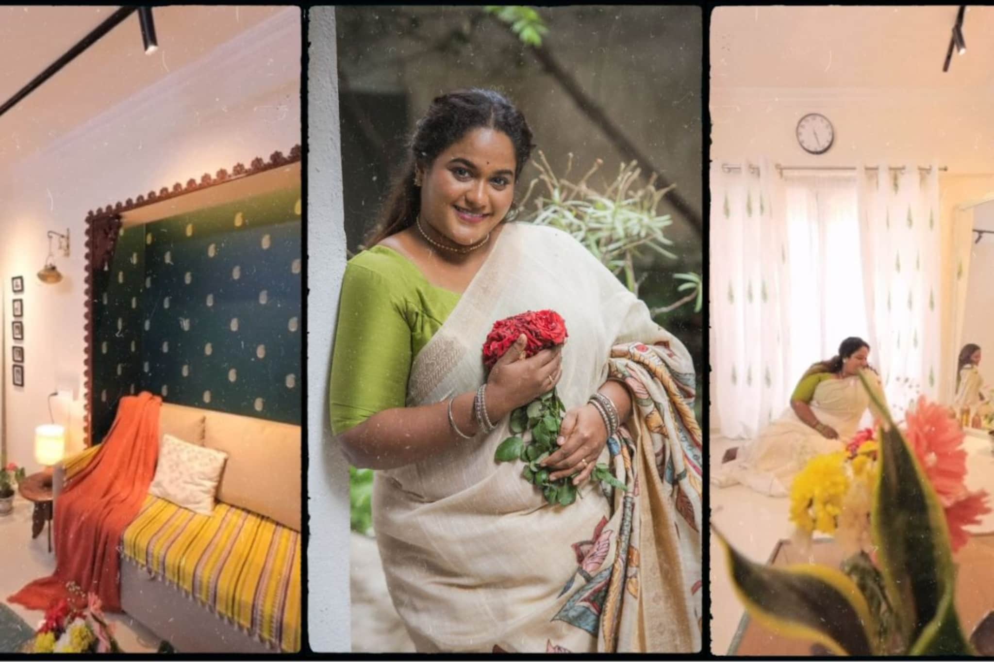 हटके नेमप्लेट, मोजकंच फर्निचर अन् इंटिरियर; वनिता खरातच्या घरातले INSIDE Photos