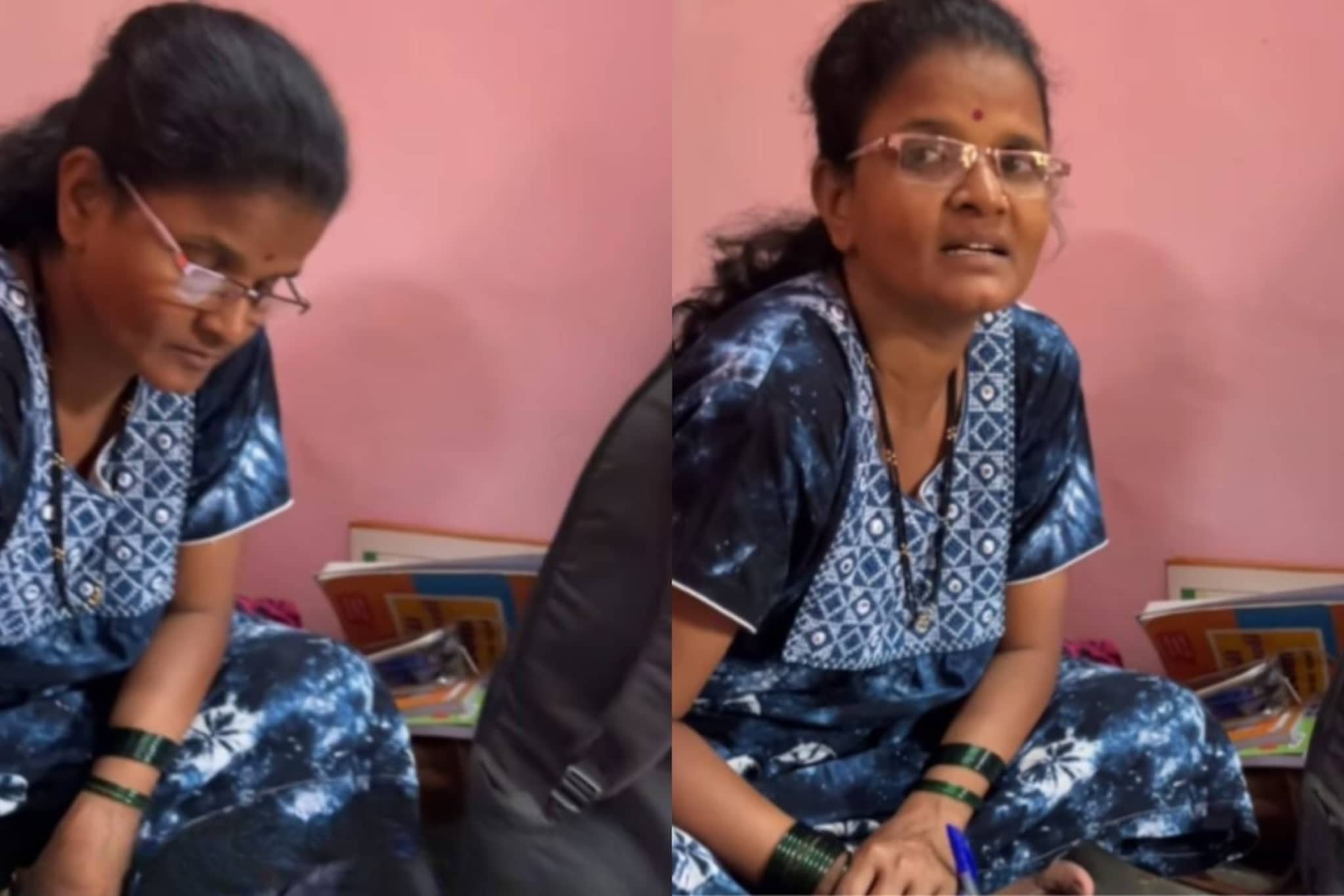 शिक्षणाला वय नसतं! लेकीचं लग्न अन् दुसरीकडं दहावीचा पेपर; काकींच्या पेपरची चर्चा शिक्षणाला वय नसतं! लेकीचं लग्न अन् दुसरीकडं दहावीचा पेपर; काकींच्या पेपरची चर्चा