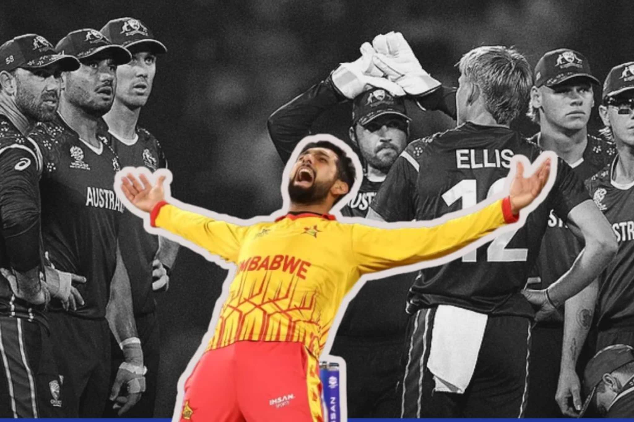 मोक्याच्या क्षणी झिम्बाबेच्या मदतीला 'तो' आला, मॅच सूरू होण्याआधीच ऑस्ट्रेलियाचा