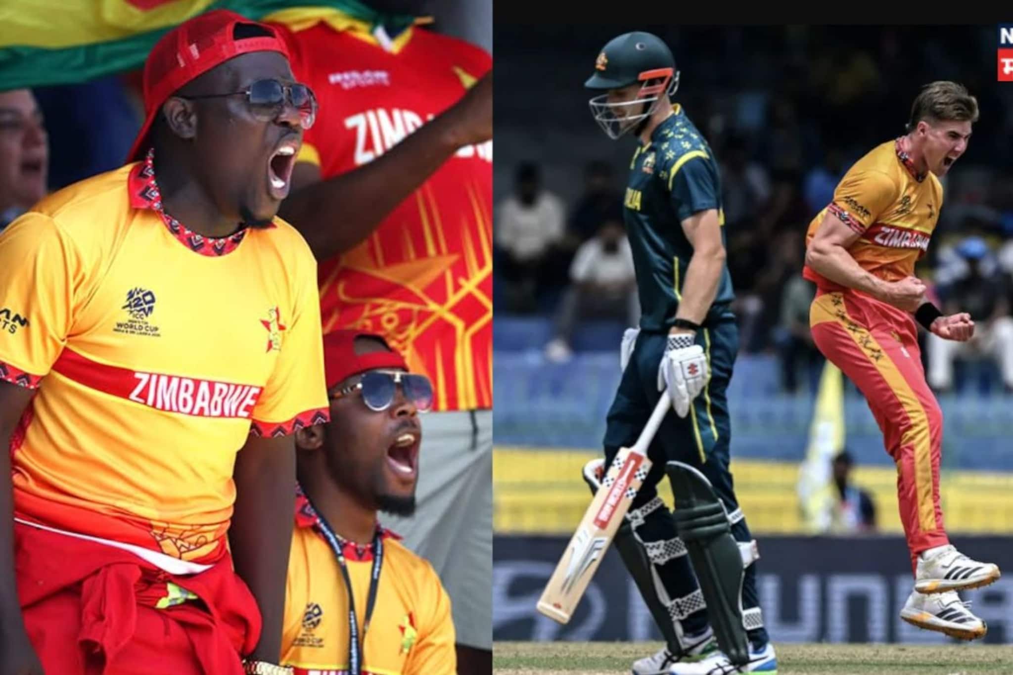Australia vs Zimbabwe : टी-20 वर्ल्ड कपमध्ये सर्वात मोठा उलटफेर