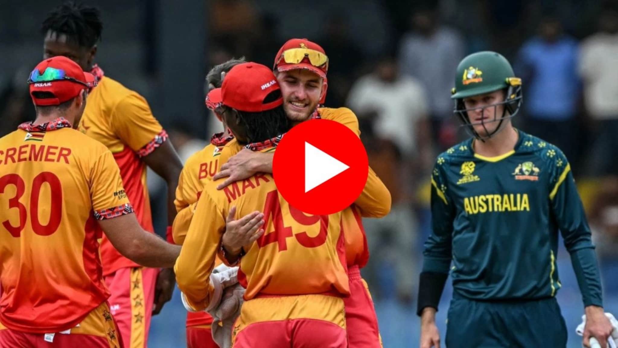 Zimbabwe vs Australia : टी20 वर्ल्डमधला दुसरा मोठा उलटफेर! झिम्बाबेने बलाढ्य ऑस्ट्रेलियाला कसं हरवलं? पाहा संपूर्ण Match Highlights