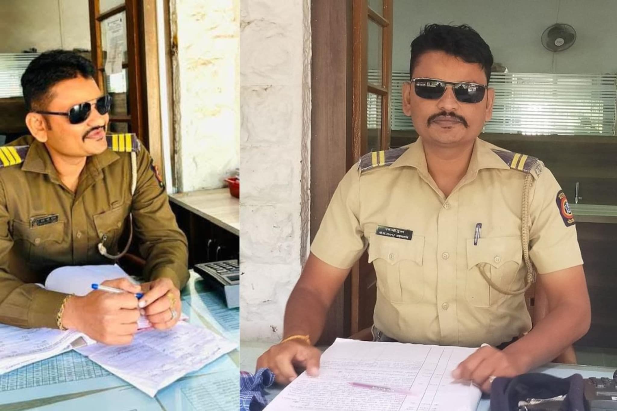 काय होतास तू काय झालास तू, पैशांसाठी पोलिसानं इमान विकलं, नगरमध्ये भयंकर कांड