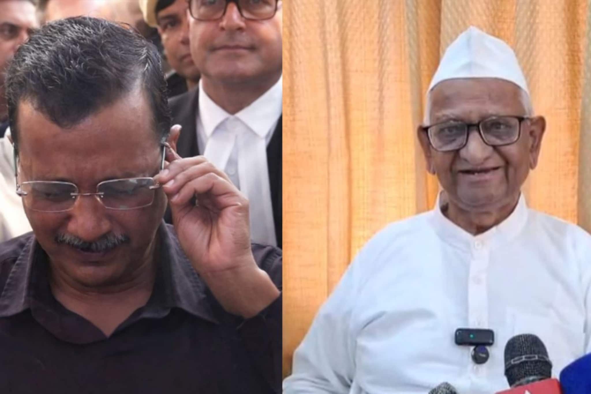 अरविंद केजरीवाल जेलमधून सुटले, पत्रकारांनी अण्णा हजारेंना आठवण करून दिलं ते वक्त