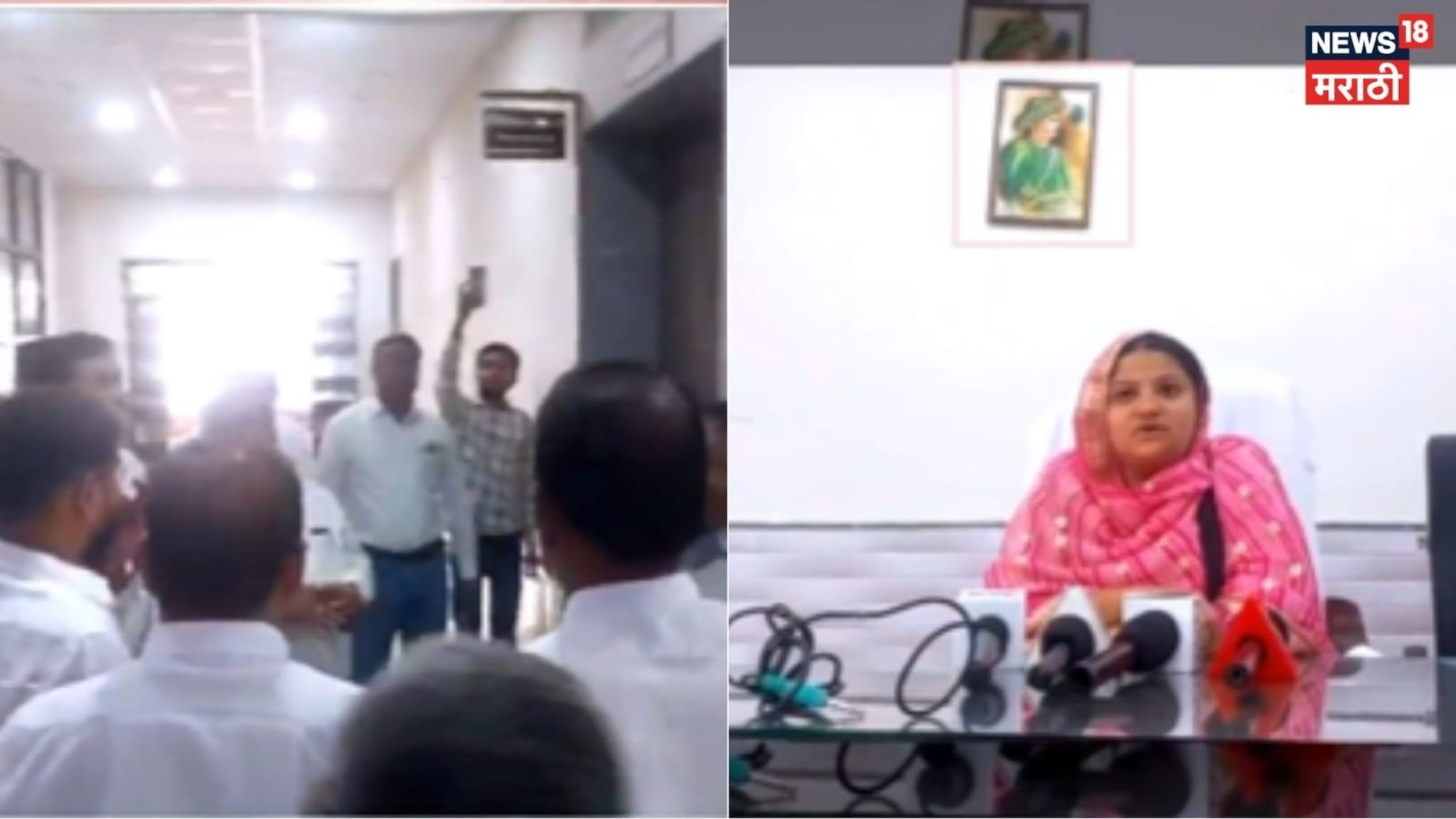 Video: मालेगावात उपमहापौरांच्या दालनात टीपू सुलतानाचा फोटो, व्हायरल झाल्यानंतर राजकीय वातावरण तापलं