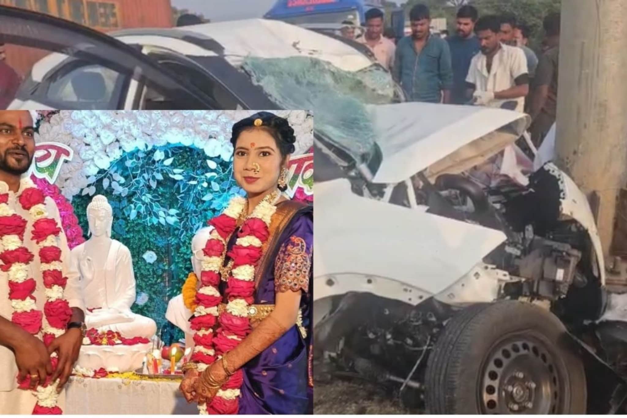 धाराशिवमध्ये Tata Nexon चा भीषण अपघात,अक्षय आणि अक्षयाचा जागेवर मृत्यू धाराशिवमध्ये Tata Nexon चा भीषण अपघात,अक्षय आणि अक्षयाचा जागेवर मृत्यू