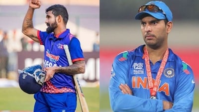 6 बॉल 6 सिक्स, फास्टेस्ट फिफ्टी... युवराजचं रेकॉर्ड मोडणारा इंग्लंडला नडला, कोण आहे नेपाळचा धुरंदर?