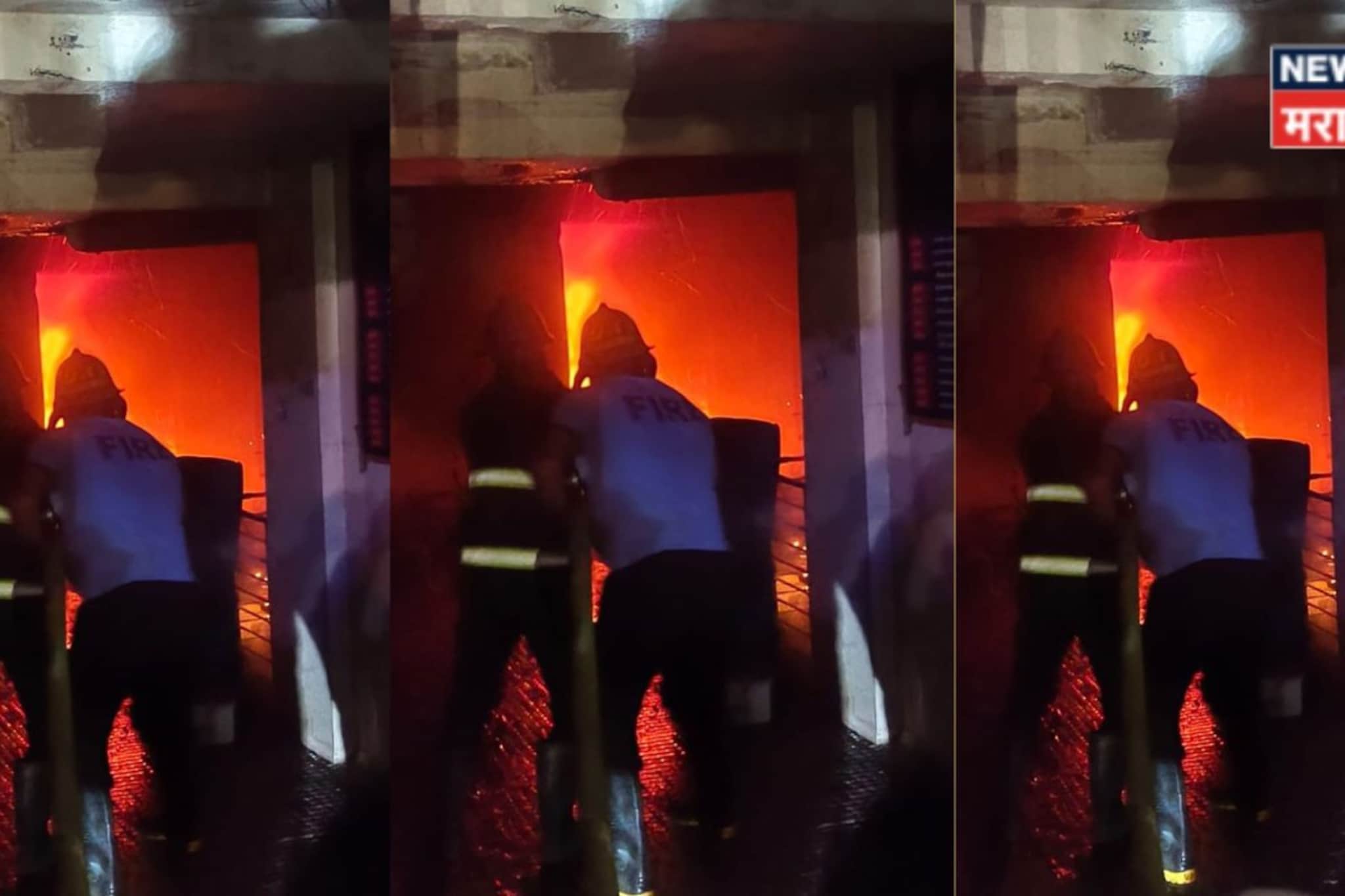 डोंबिवलीत पहाटे अग्नितांडव, पार्किंगमधील 29 गाड्या जळून खाक, 5 जण होरपळले