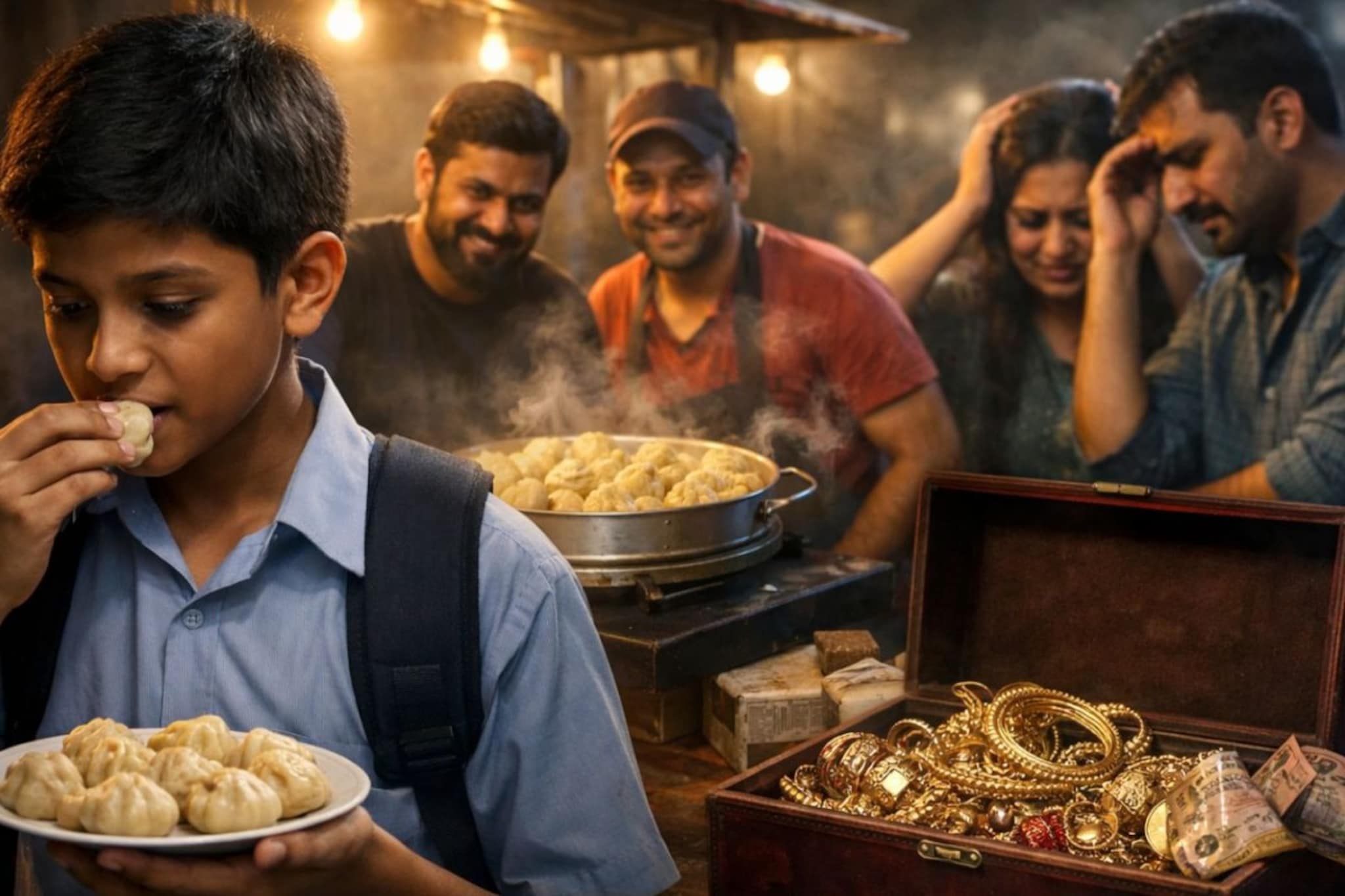 मोमो स्टॉलवर झाला सौदा, एका चुकीने कुटुंब रस्त्यावर; सातवीतल्या मुलाची चटक महागात पडली, कपाट उघडताच पायाखालची जमीन सरकली मोमो स्टॉलवर झाला सौदा, एका चुकीने कुटुंब रस्त्यावर; सातवीतल्या मुलाची चटक महागात पडली, कपाट उघडताच पायाखालची जमीन सरकली