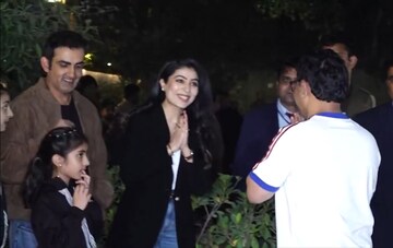 टीम इंडियाच्या पार्टीत भाव खाऊन गेली कोचची बायको, नताशा गंभीरचे ग्लॅमरस Photo