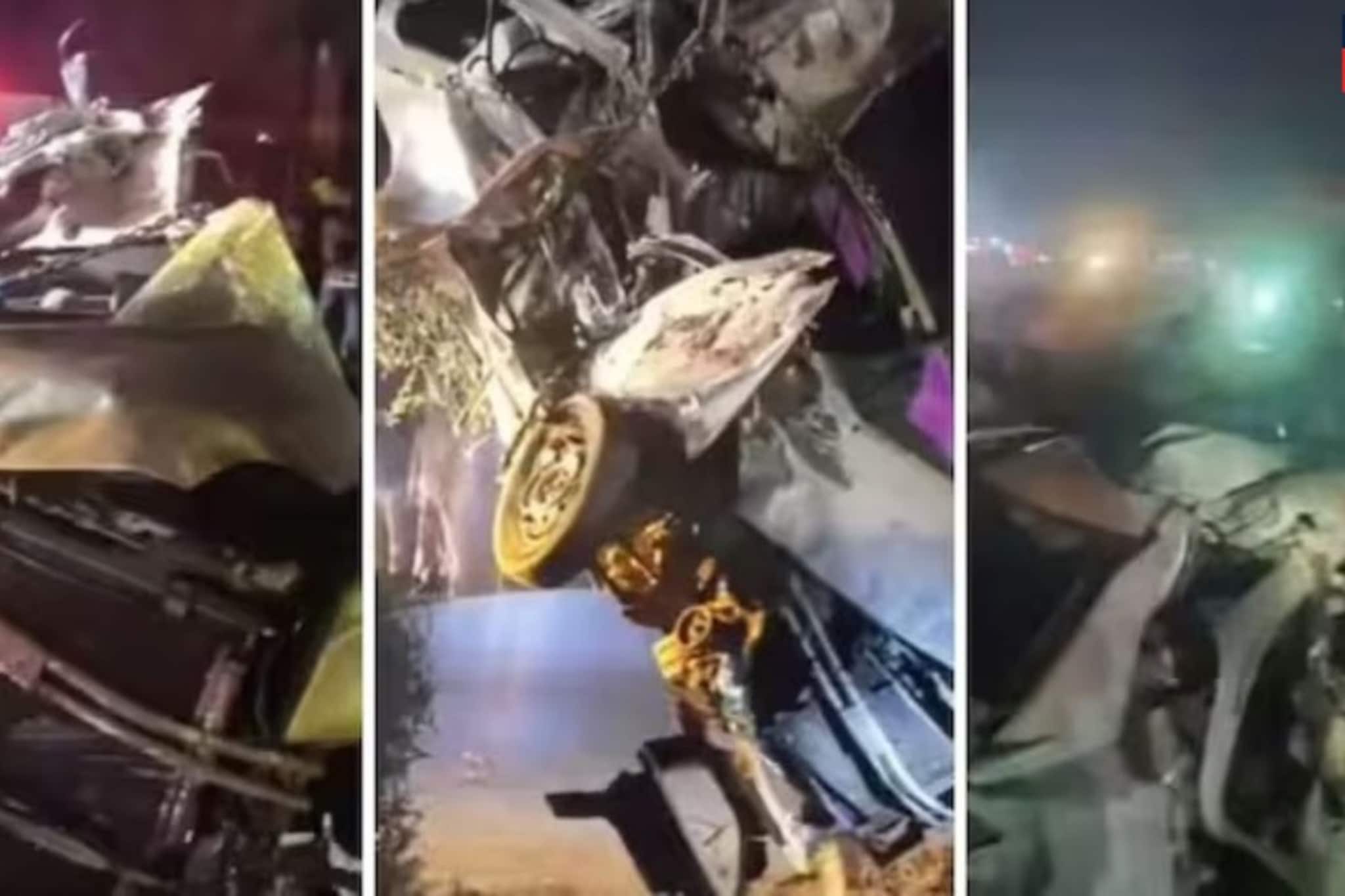 स्पीड, गाणी अन् वेग मस्तीनं घेतला 6 जिगरी मित्रांचा जीव, कार कापून काढले मृतदेह