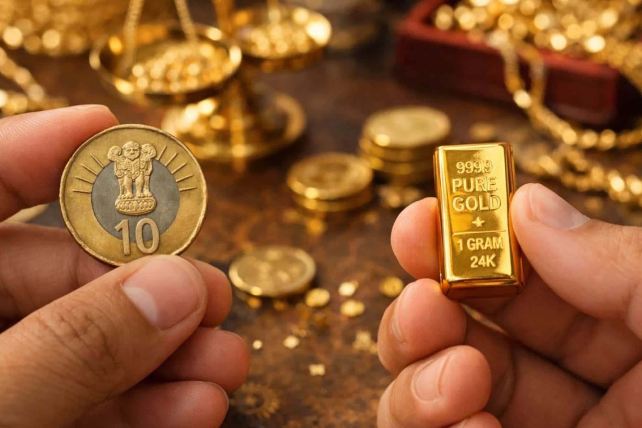 फक्त 10 रुपयांत मिळते 24 कॅरेट शुद्ध सोनं,खरेदी आधी जाणून घ्या हा भन्नाट मार्ग