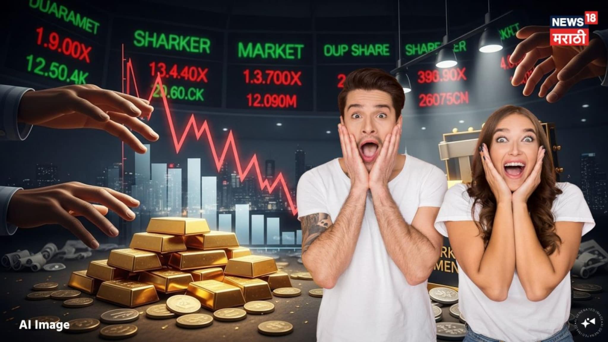 240500000000 तुम्ही फक्त आकडे मोजा! Gold ETF ने स्टॉकमध्ये पैसे लावणाऱ्यांना फोडला घाम