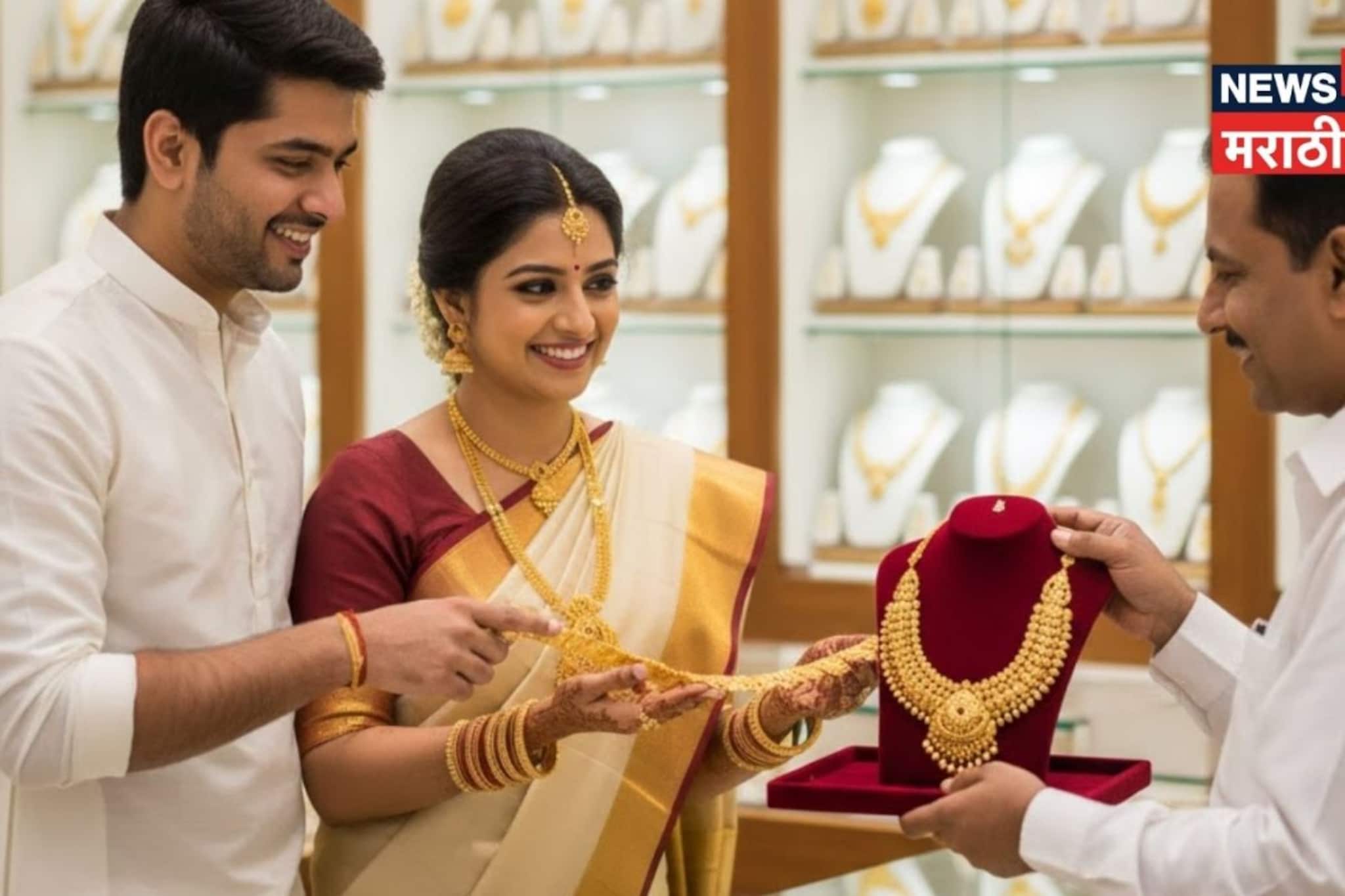 ऐन लगीन सराईत सरकारने दिली गुड न्यूज? सोनं आणि चांदीच्या दरात किती घसरण? ऐन लगीन सराईत सरकारने दिली गुड न्यूज? सोनं आणि चांदीच्या दरात किती घसरण?