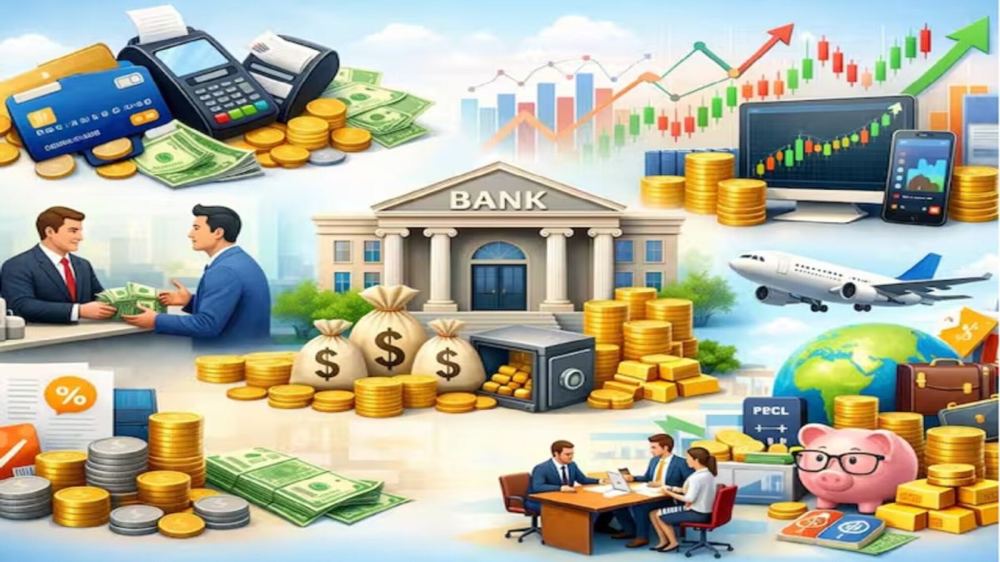 फक्त लोनच्या व्याजातून नाही तर 7 पद्धतीने कमाई करतात बँका! पाहा कमाईचं रहस्य