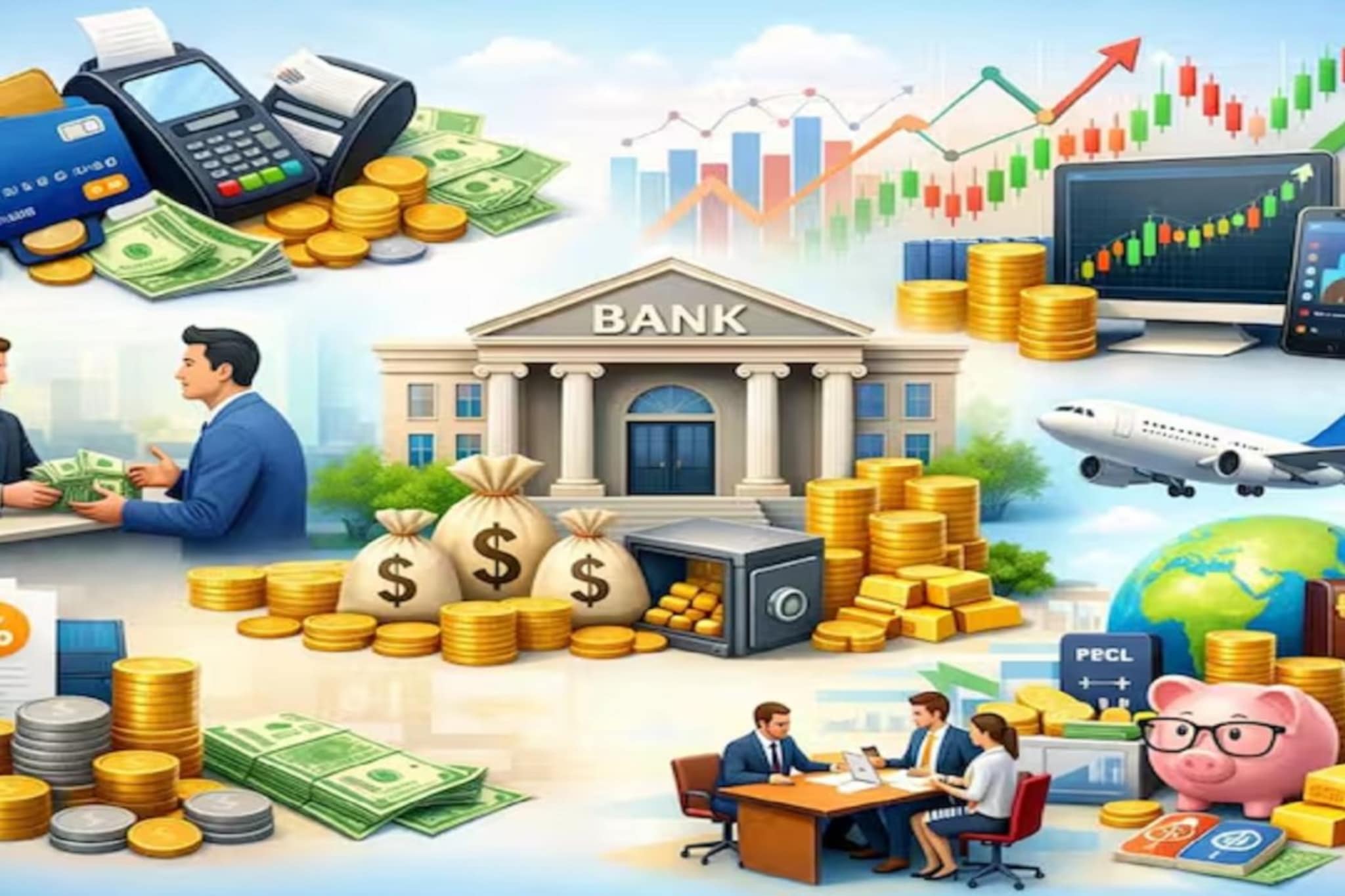 फक्त लोनच्या व्याजातून नाही तर 7 पद्धतीने कमाई करतात बँका! पाहा कमाईचं रहस्य