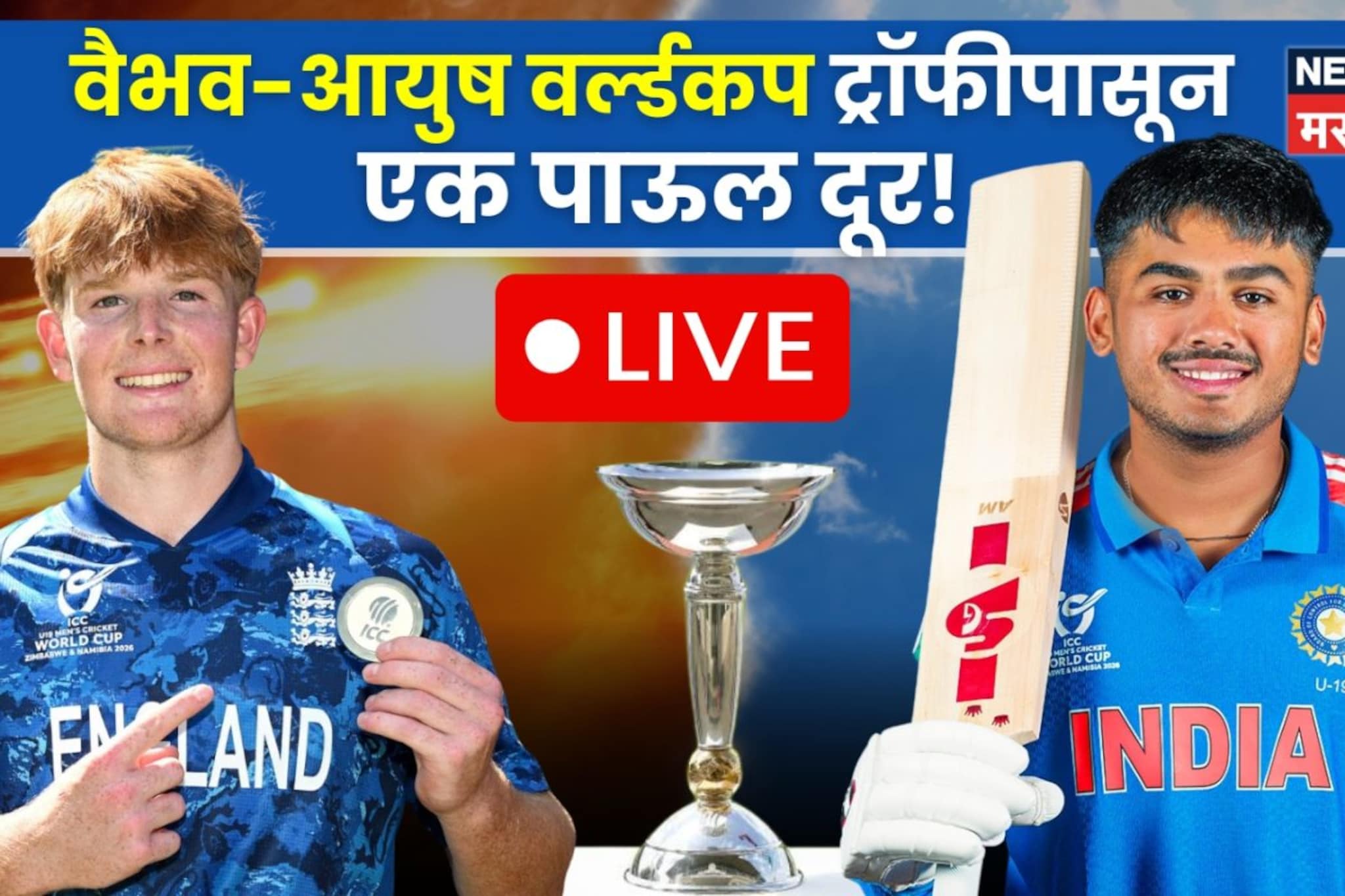 IND vs ENG U19 Final Live : कधी, कुठे आणि किती वाजता सुरू होणार फायनल?