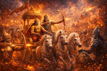 अनेकवेळा पाहिलं असेल महाभारत, तरीही सांगता येणार नाही अर्जुनाच्या शंखाचं नाव