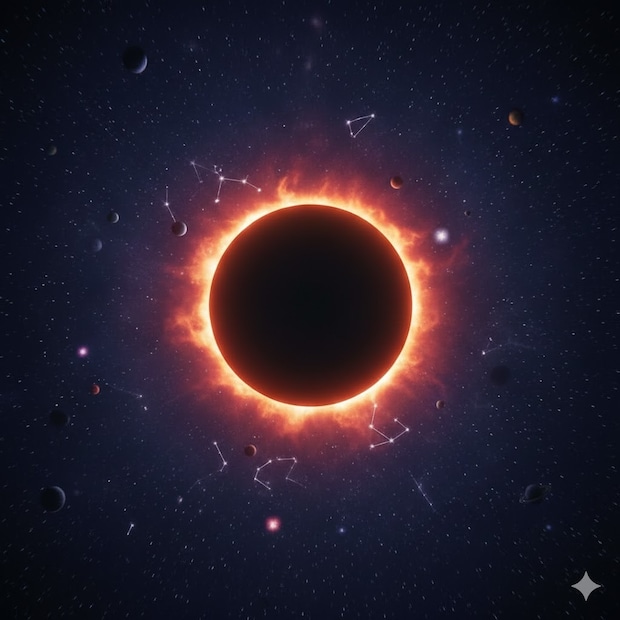 आज मंगळवार, 17 फेब्रुवारी 2026 रोजी वर्षातील पहिले सूर्यग्रहण होत आहे. ज्योतिषशास्त्रात ग्रहणाचा काळ हा केवळ खगोलीय घटना नसून तो ऊर्जा परिवर्तनाचा काळ मानला जातो. शास्त्रानुसार, ग्रहणाच्या वेळी केलेले दान हे सामान्य दिवसांच्या तुलनेत हजारो पटीने अधिक फलदायी ठरते. आज मंगळवार, 17 फेब्रुवारी 2026 रोजी वर्षातील पहिले सूर्यग्रहण होत आहे. ज्योतिषशास्त्रात ग्रहणाचा काळ हा केवळ खगोलीय घटना नसून तो ऊर्जा परिवर्तनाचा काळ मानला जातो. शास्त्रानुसार, ग्रहणाच्या वेळी केलेले दान हे सामान्य दिवसांच्या तुलनेत हजारो पटीने अधिक फलदायी ठरते.