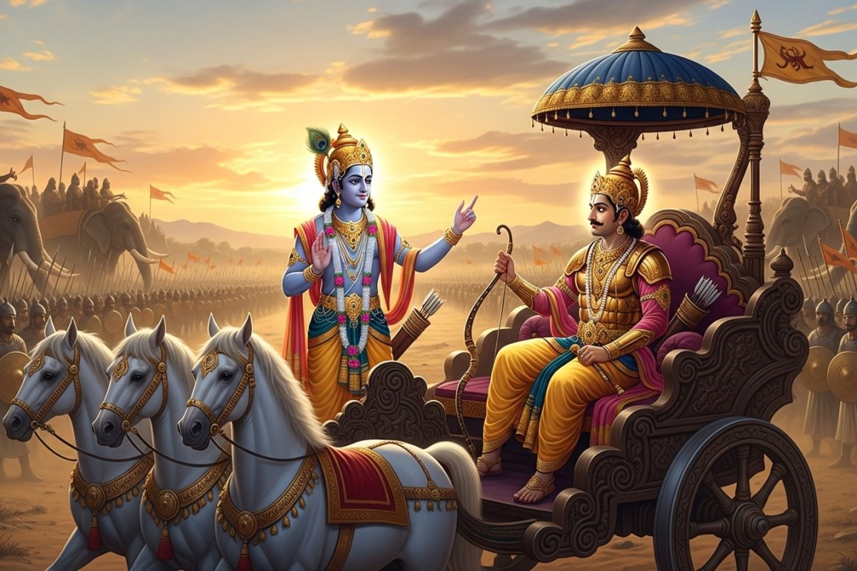 Bhagavad Gita: माणसाला नरकाच्या दाराशी नेणाऱ्या 3 गोष्टी; श्रीकृष्णाने भगवद् गीतेत सांगून ठेवलंय की..