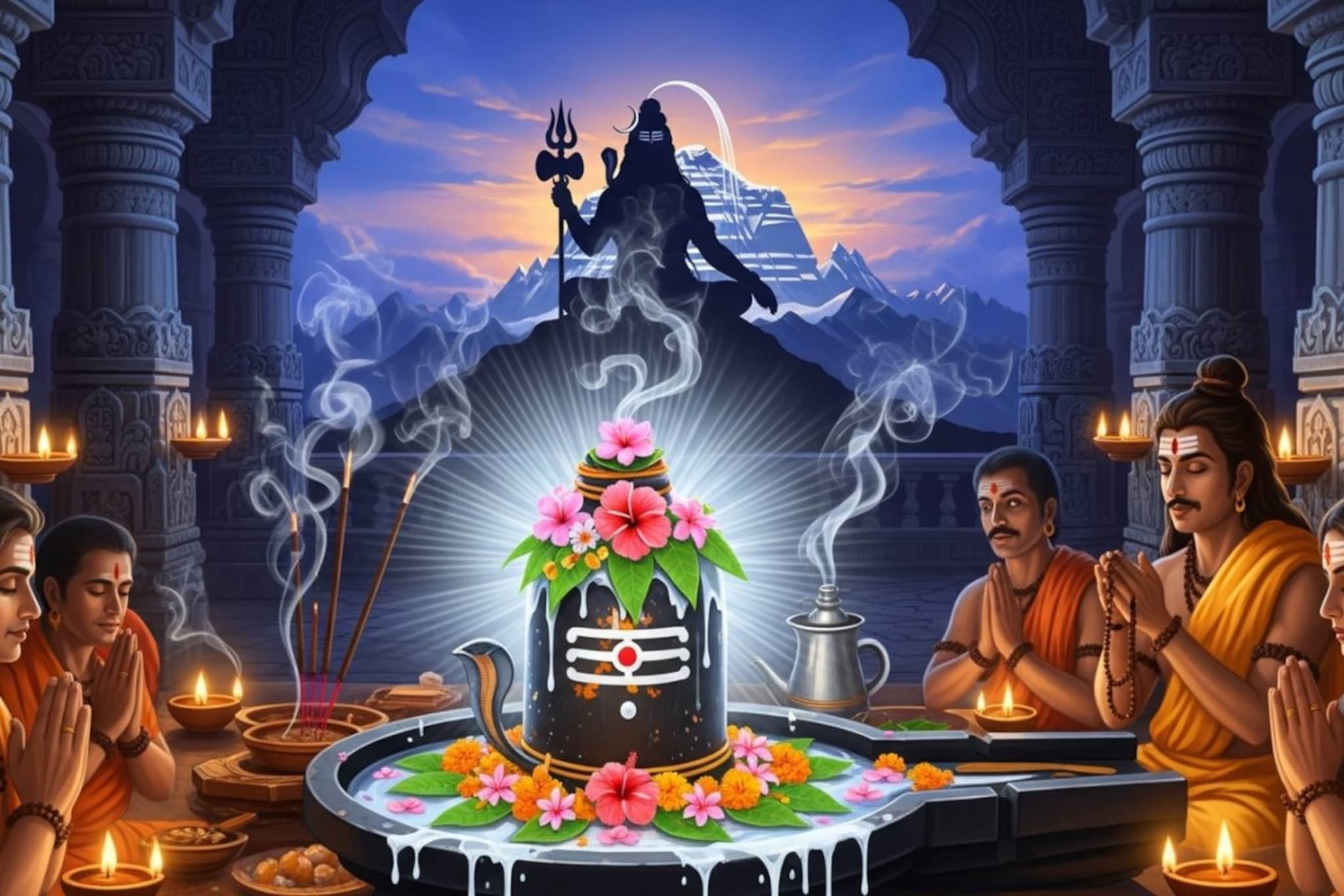 महाशिवरात्रीला मंदिरात बसून करावे श्रीरुद्राष्टकम पठण; भोलेनाथाची कृपा अपार