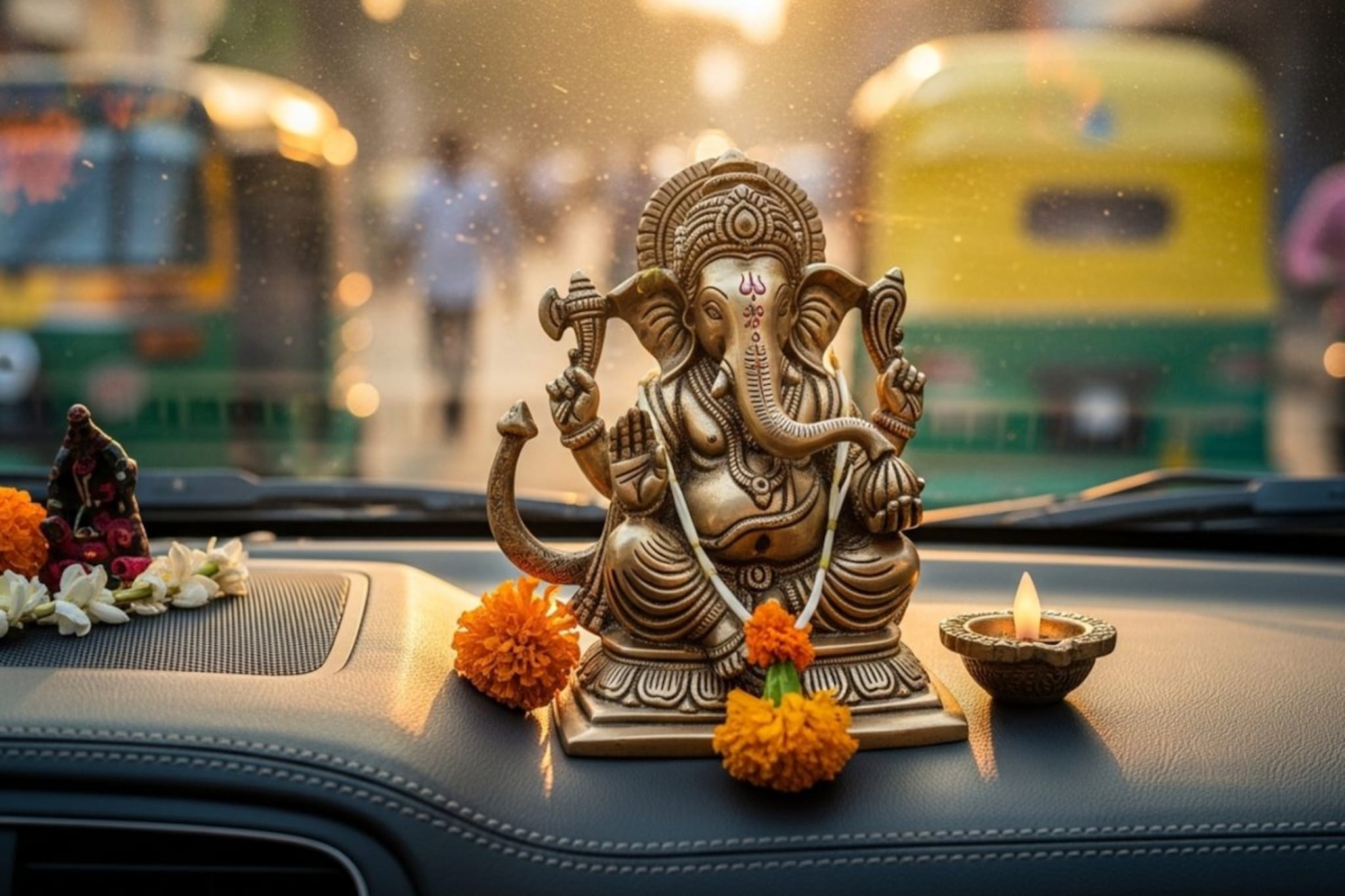 कारच्या डॅशबोर्डवर देवतांच्या मूर्ती लावणाऱ्यांना हे नियम माहीत हवेत; वेळीच..