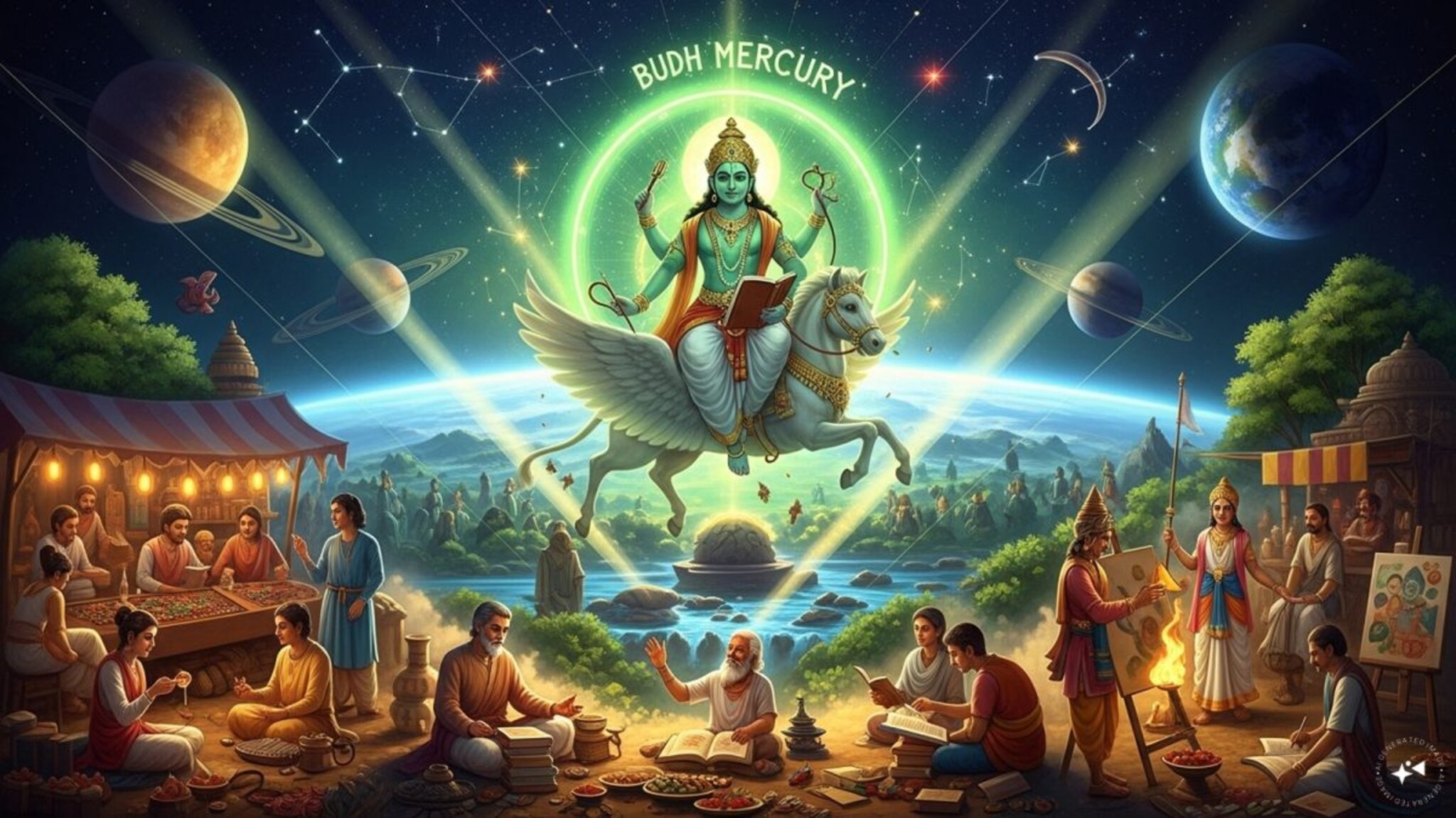 Budh Vakri 2026: फेब्रुवारीच्या शेवटच्या आठवड्यात बुधाची वक्री चाल; 4 राशींवर बालंट, भलत्याच अडचणीत