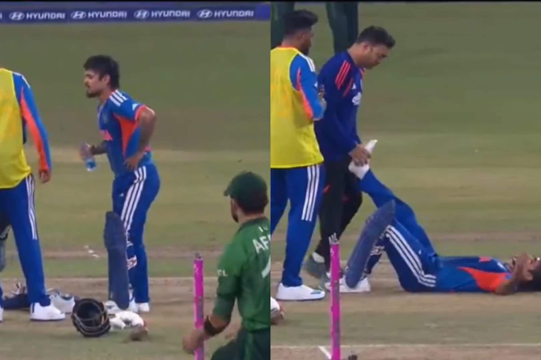 उभंही राहता येईना, विव्हळतच मैदानात झोपला, तरी टीमसाठी झुंजला, इशानचा Video