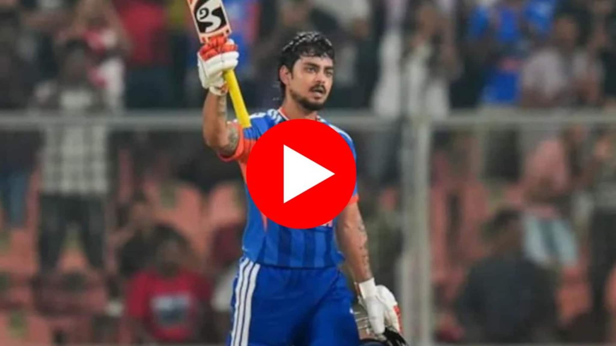 VIDEO :6,6,6,6,6,4...ईशान किशनची रेकॉर्ड ब्रेक खेळी, नामिबियाच्या गोलंदाजांना चोपून काढलं,254 च्या स्ट्राईक रेटने धावा