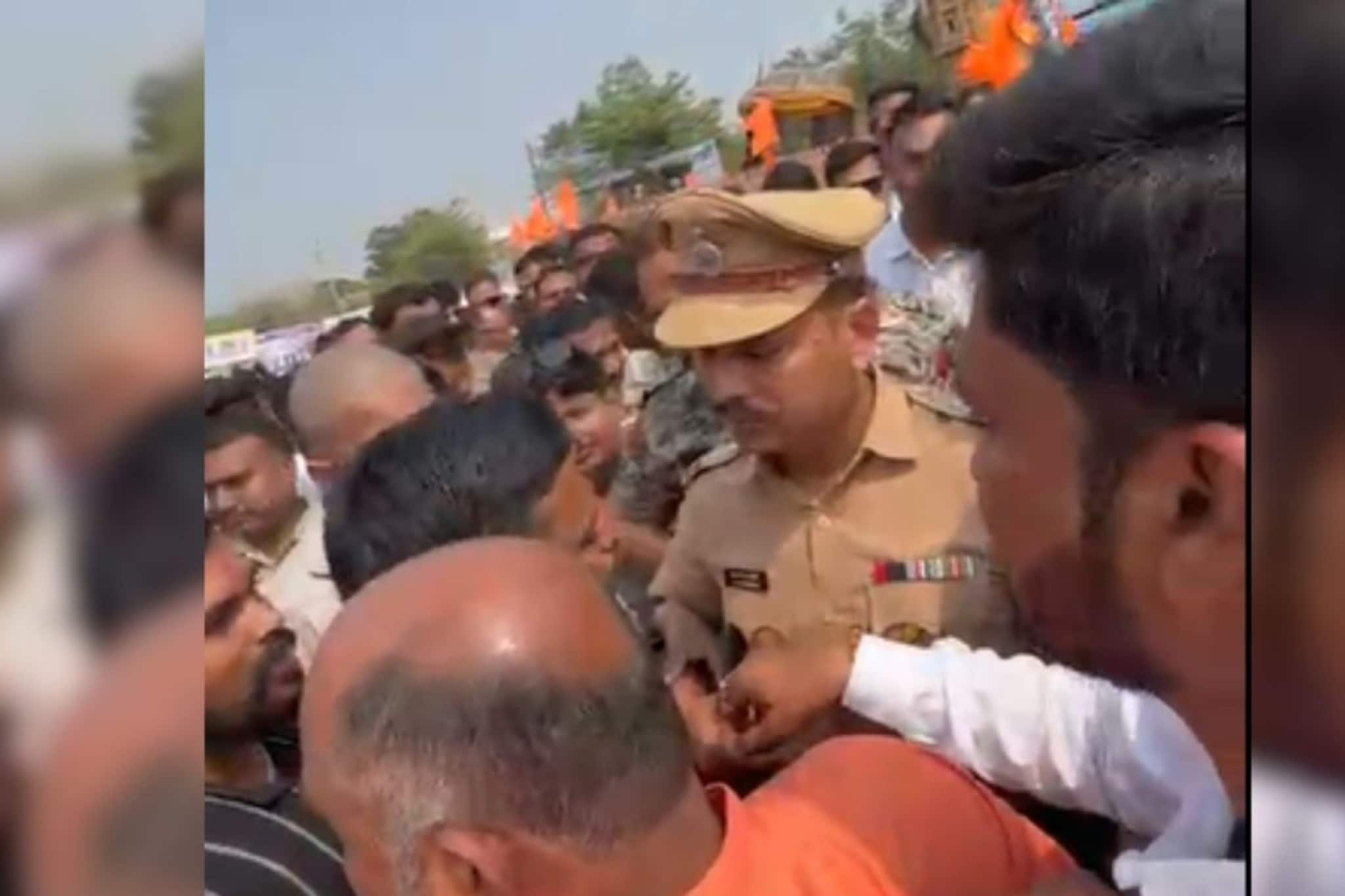 शिवजयंतीच्या कार्यक्रमात शिवप्रेमींसोबत बाचाबाची भोवली