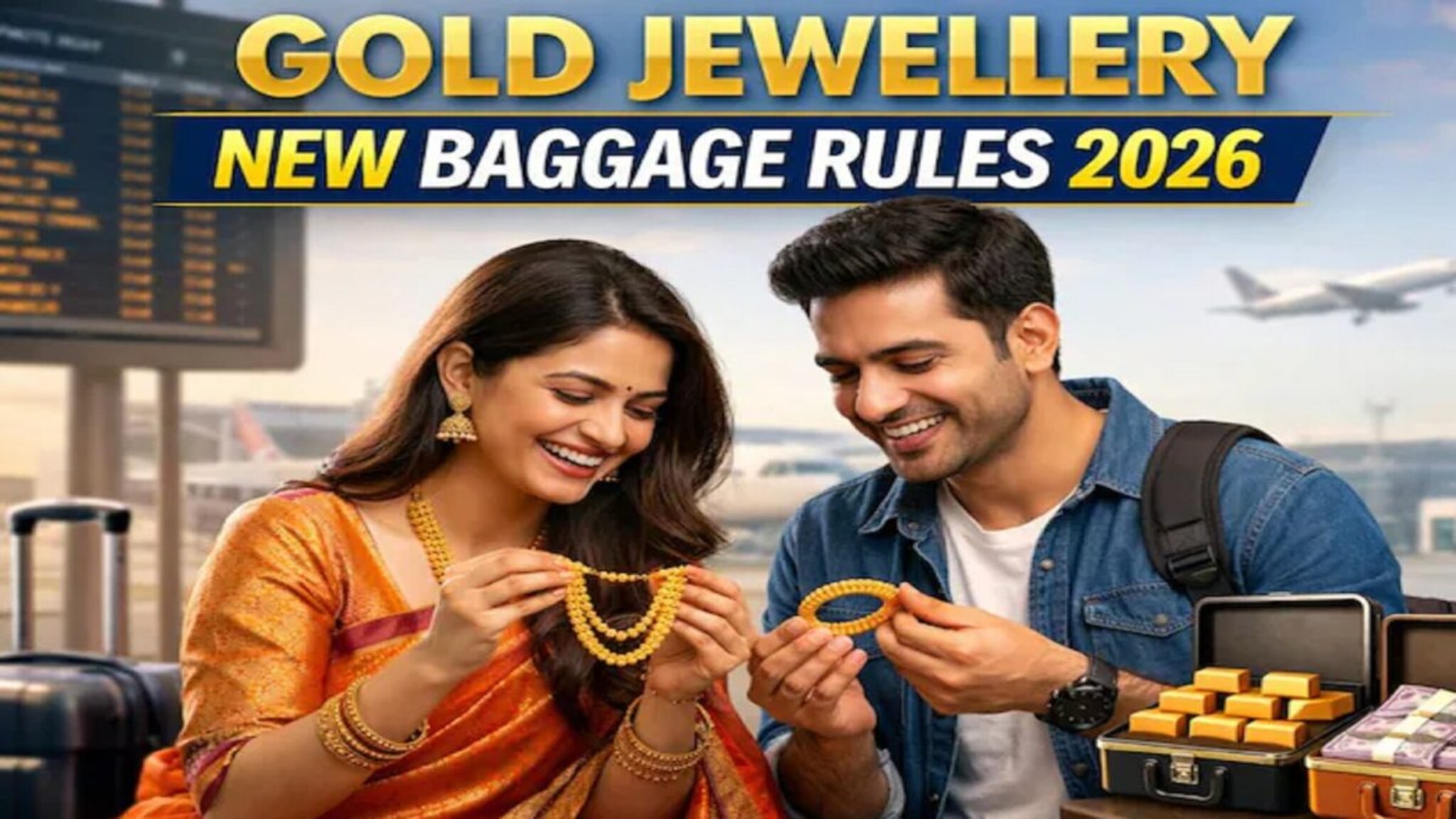 Gold Baggage Rules 2026: गोल्ड ज्वेलरीवर मोठा दिलासा! पाहा नवीन कस्टम नियम काय