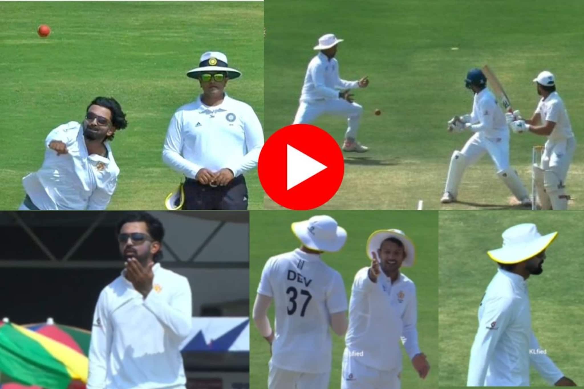 VIDEO : अण्णाच्या जावयाला आला राग,भर मैदानात केली शिविगाळ,शेवटी चिडून बाऊंन्ड्री