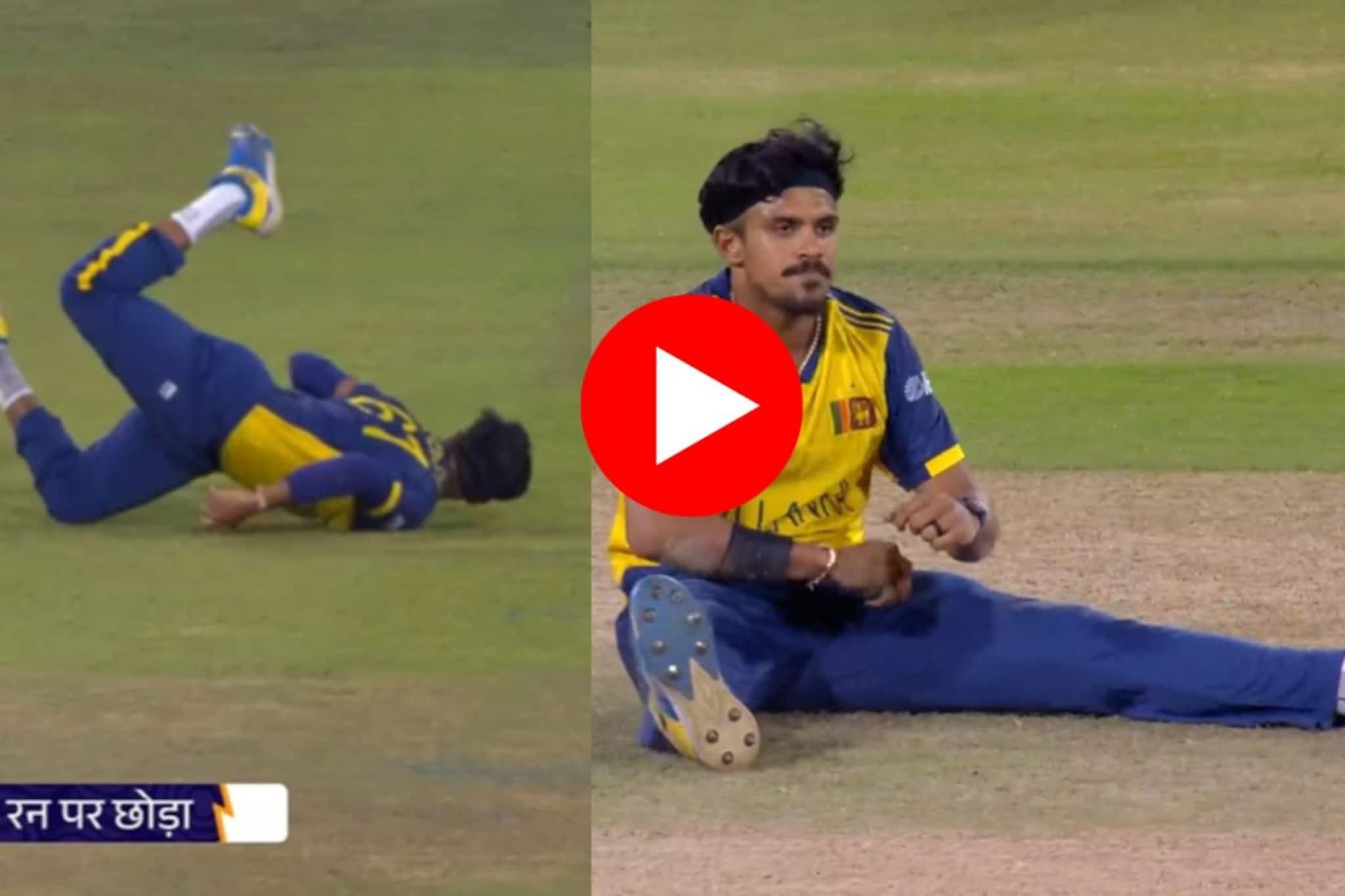 VIDEO : LIVE सामन्यात भयंकर ड्रामा, आधी कॅच ड्रॉप, नंतर पुढच्या चारच बॉलमध्ये हि