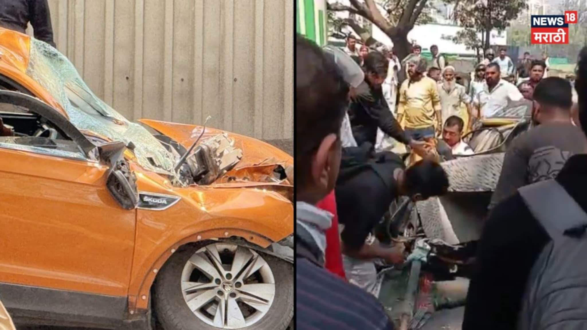 मुलुंडमध्ये मेट्रोच्या बांधकामाचा स्लॅब कोसळला, घटनास्थळावरचा पहिला VIDEO