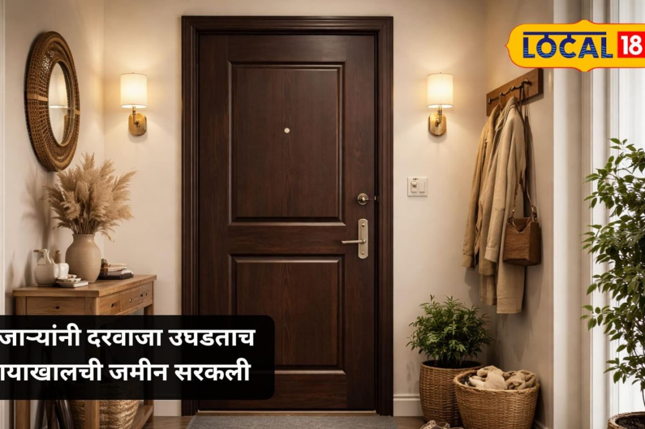 शेजाऱ्यांनी फक्त दरवाजा उघडला होता, पण समोर जे दिसलं त्याने फुटला घाम