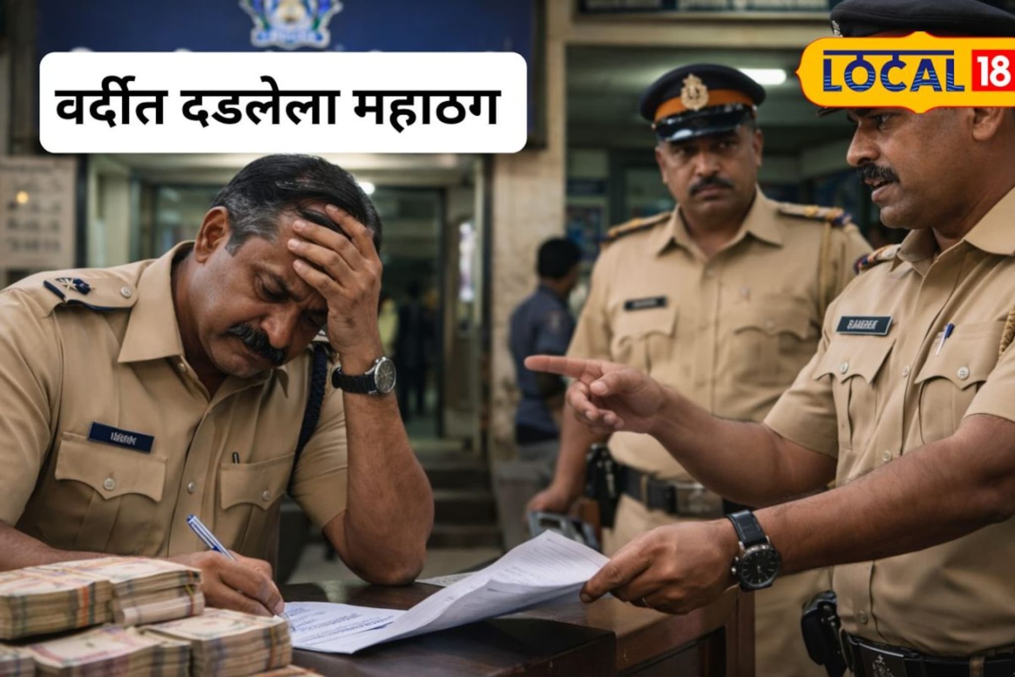 खाकीतल्या माणसानेच खाकीला लुटलं, मुंबईत रेल्वे पोलिसांचा धक्कादायक प्रकार