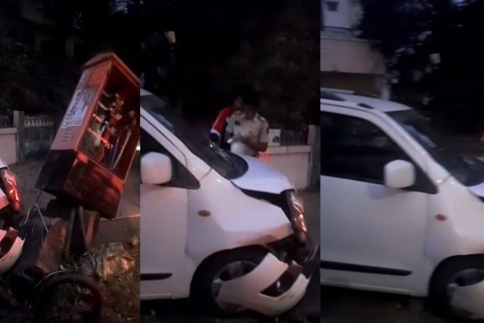 बड्या बापाच्या पोराचा धक्कादायक प्रताप, भरधाव मारूती कारने महिलेला उडवलं, नागपूर बड्या बापाच्या पोराचा धक्कादायक प्रताप, भरधाव मारूती कारने महिलेला उडवलं, नागपूर