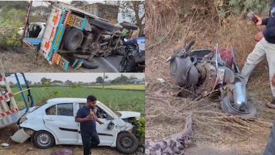 नाशिक में भीषण सड़क हादसा: पिकअप वैन की टक्कर से मां-बेटे की मौके पर मौत.