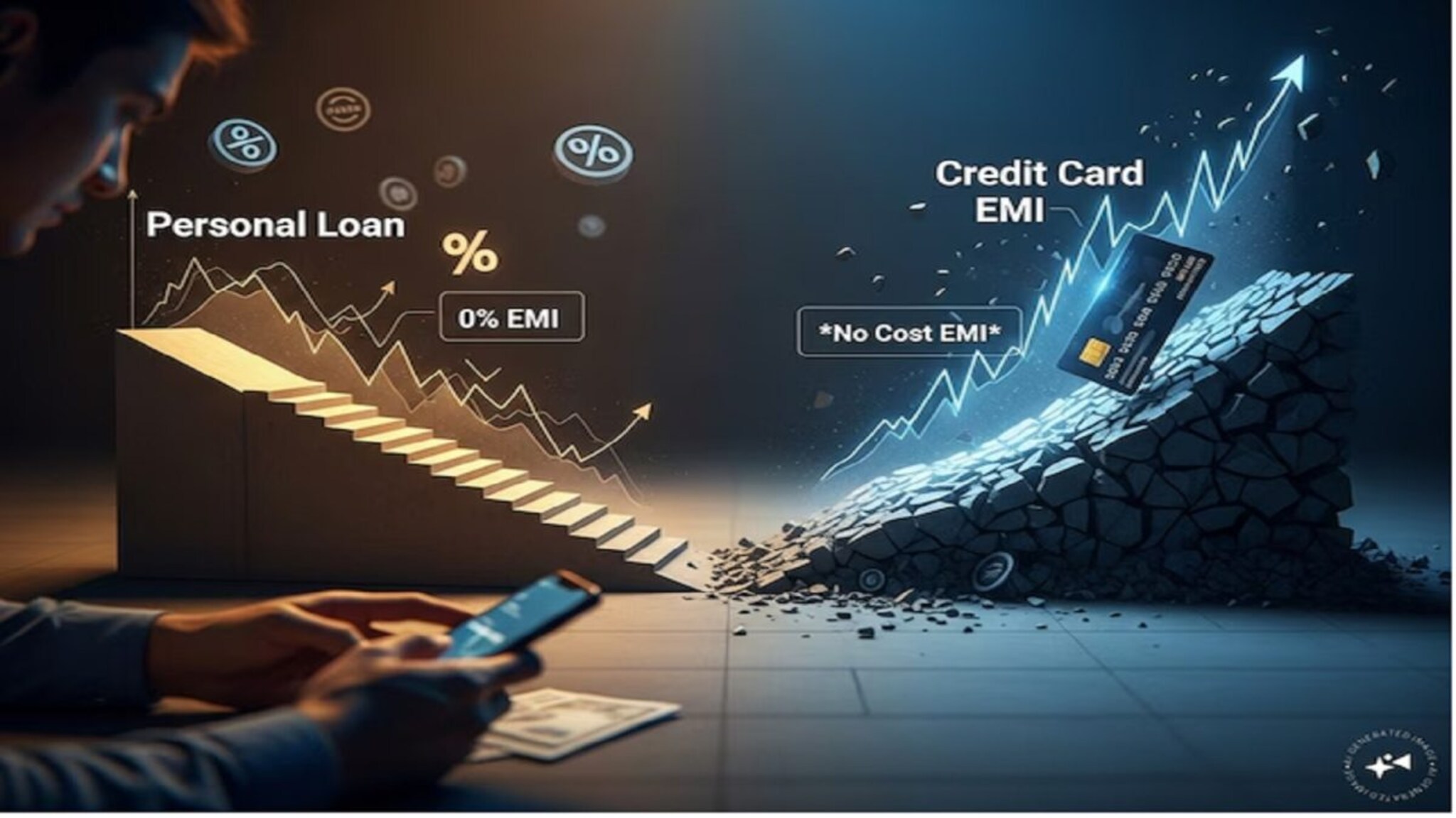 अचानक पैशांची गरज पडलीये? पर्सनल लोन घ्यावं की क्रेडिट कार्ड, पाहा काय बेस्ट