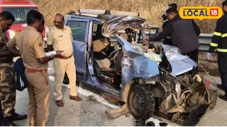 समृद्धी महामार्गावर अपघात समृद्धी महामार्गावर अपघात