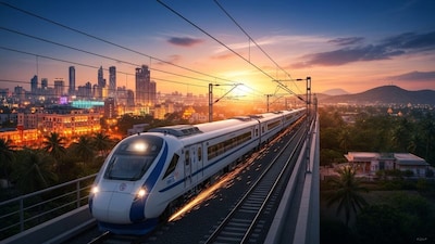 बुलेट ट्रेनचे फायदे (AI Image)