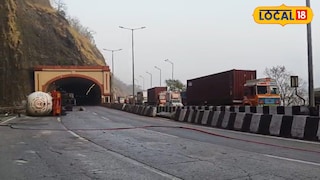 मुंबई-पुणे एक्सप्रेसवेवर 'महाकोंडी'