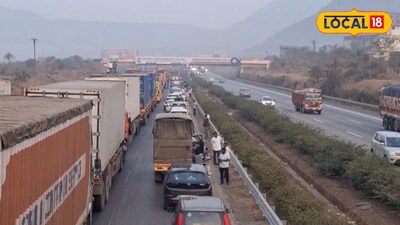 मुंबई-पुणे एक्सप्रेसवेवर पुन्हा वाहतूक कोंडी