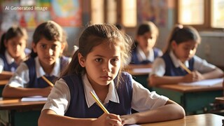 चिमुकल्यांच्या हातावर लिहिलं 'नेल कट'