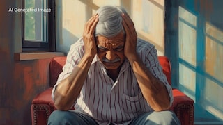 निवृत्त अधिकाऱ्यासोबत धक्कादायक घटना (AI Image)