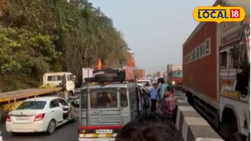 पुन्हा तोच थरार! मुंबई–पुणे एक्सप्रेसवेवर पुन्हा महाकोंडी; प्रवासाआधी हे बघा