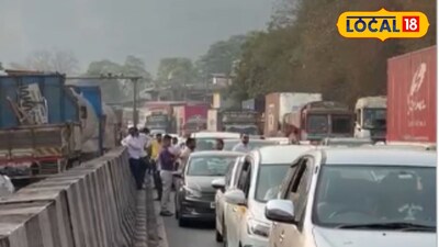 मुंबई–पुणे एक्सप्रेसवेवर पुन्हा महाकोंडी