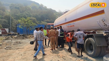 मुंबई-पुणे एक्स्प्रेस-वेवर पुन्हा थरार; 'तोच' गॅस अन् तसाच अपघात, पण शेवट वेगळा मुंबई-पुणे एक्स्प्रेस-वेवर पुन्हा थरार; 'तोच' गॅस अन् तसाच अपघात, पण शेवट वेगळा