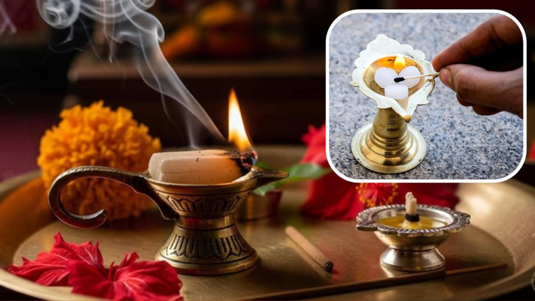 Real Vs Chemical Camphor : पूजेत वापरताय तो कापूर खरा आहे की रासायनिक? जाणून घ्यायचं असेल तर 'या' 5 टेस्ट करा..