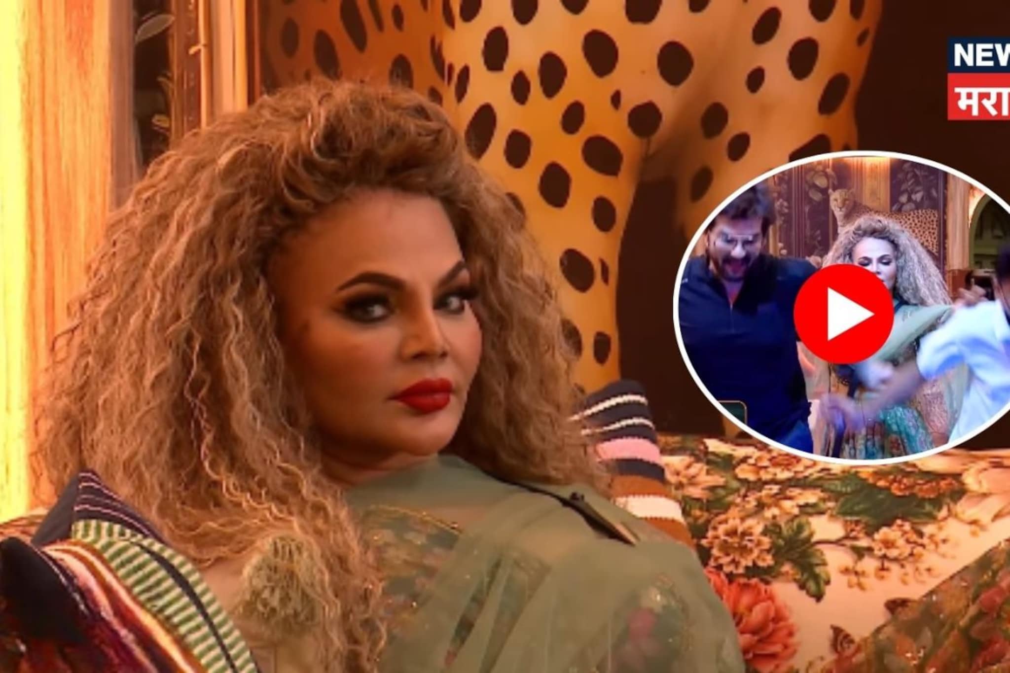 BBM 6 मध्ये राखीचा ड्रामा सुरू, राकेश-सागरसोबत केलं असं काही की... VIDEO